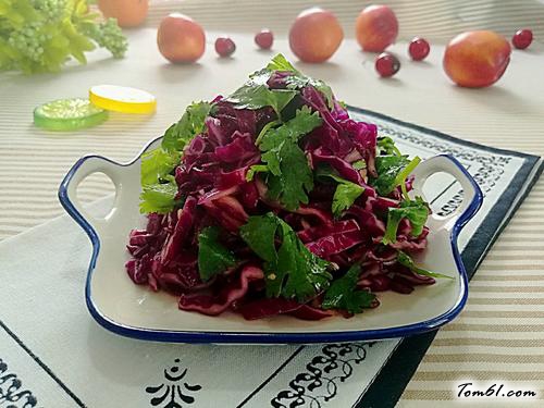 【凉拌紫甘蓝】