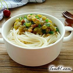 茄子打卤面的做法