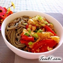 西红柿鸡蛋苦荞拌面的做法