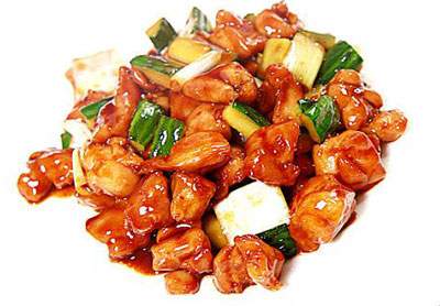 酱爆鸡丁的家常做法，用鸡胸肉做酱爆鸡丁