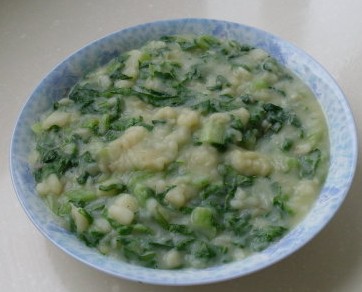农家熬菜：土豆熬小白菜的做法