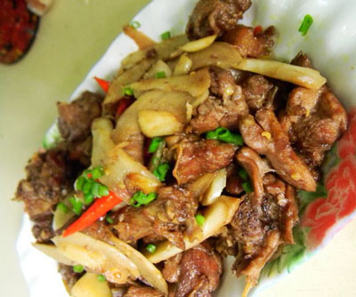 山寨版仔姜土匪鸭，用仔姜炒土匪鸭更好吃