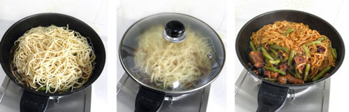 排骨豆角焖面的家常做法，怎样做豆角焖面图片2