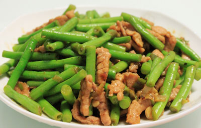 肉炒豇豆角的家常做法，肉炒豇豆角怎么做