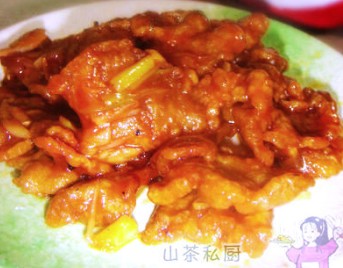 茄汁锅包肉的做法