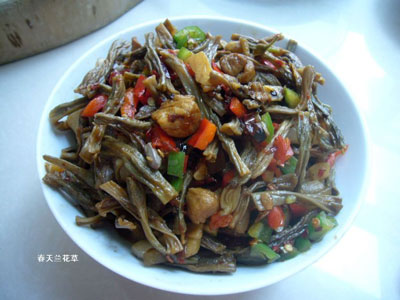 湖南干豆角焖肉的做法，干豆角焖肉怎么做