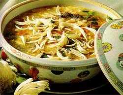 菊花黄鱼羹的做法3种，菊花黄鱼羹怎么做