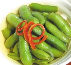 淮扬糟毛豆的做法