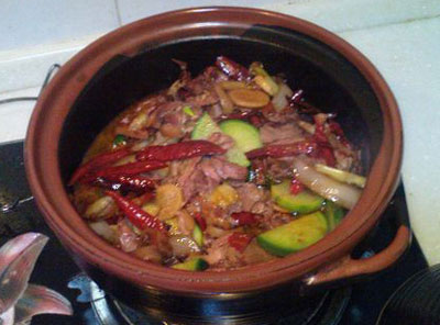 湖南干锅狗肉的简单家常做法