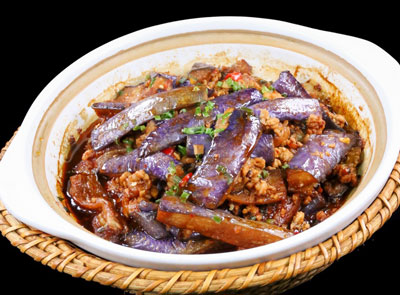 湖南鱼香茄子煲的做法，怎么做好吃不油腻