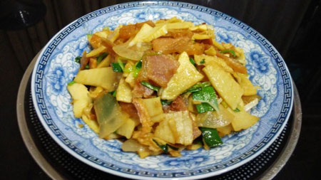 冬笋炒腊肉的简单做法及美味秘诀