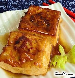用饺子料理器做客家酿豆腐很省事