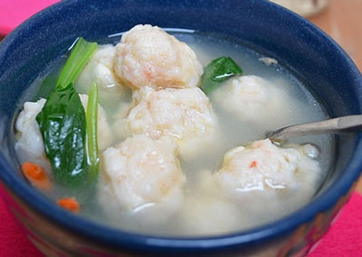 地瓜粉豆腐丸子汤的做法，如何用地瓜粉做豆