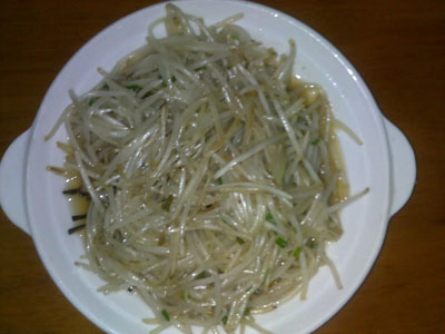葱油绿豆芽的做法，上海葱油绿豆芽怎么做