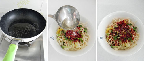 油泼面的家常做法，15分钟搞定好吃的油泼面图片2