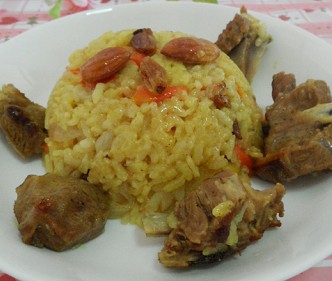 十全大补的新疆羊肉手抓饭做法