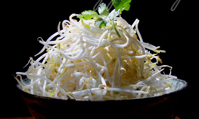 绿豆芽炒粉皮的做法，萧县人爱吃的家常菜图片2