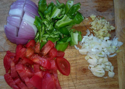 新疆拌面之新疆过油肉拌面的做法，有过程图图片3