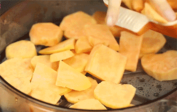 【愚人节炸鸡腿】蒸红薯