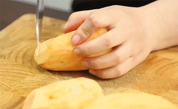 【愚人节炸鸡腿】红薯切片