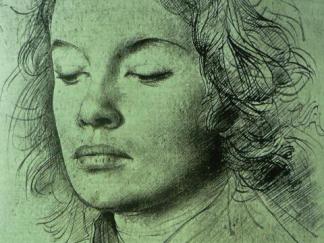 姑娘-素描图集5