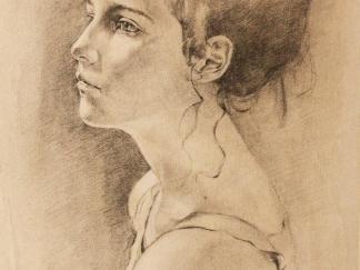 姑娘-素描图集6