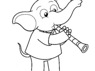 吹单簧管的小动物1