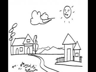 夏日的郊外风景1