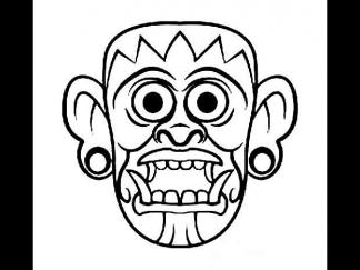 民族鬼神图腾面具5