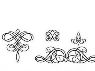 欧式手抄报花边花纹4