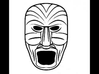 民族鬼神图腾面具6