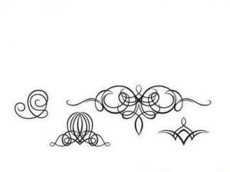 欧式手抄报花边花纹1