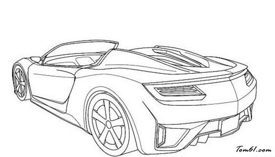 讴歌NSX敞篷跑车