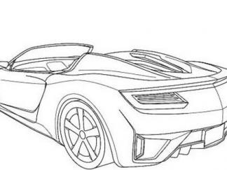 讴歌NSX敞篷跑车3