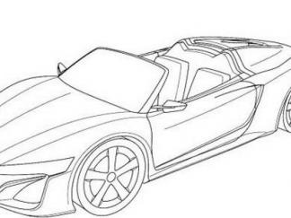 讴歌NSX敞篷跑车2