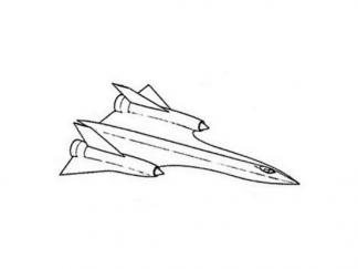 SR71l黑鸟侦查机1