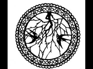 圆形花鸟吉祥图案1