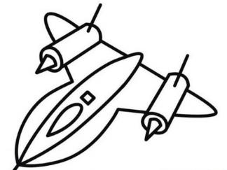 SR71l黑鸟侦查机