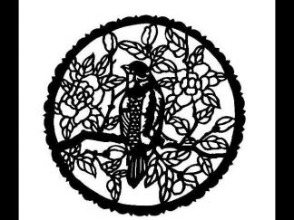 圆形花鸟吉祥图案2