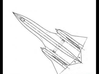 SR71l黑鸟侦查机3