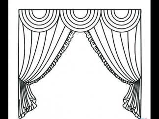 制作黑板报窗帘2