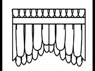 制作黑板报窗帘3