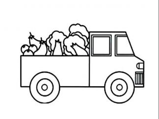 装满蔬菜的货车1