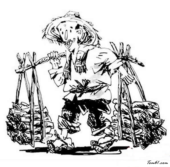 柴夫、樵夫、挑柴的人