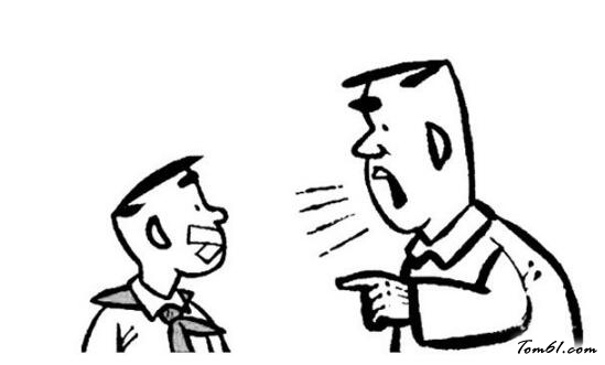 爸妈发火发脾气情景