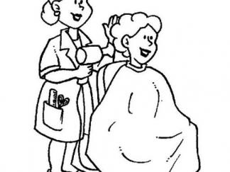 女人做头发情景3