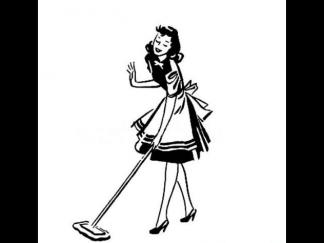 妈妈做家务拖地1