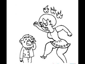 爸妈发火发脾气情景2