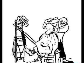 古人理发1
