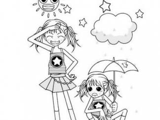 可爱的双胞胎女孩1